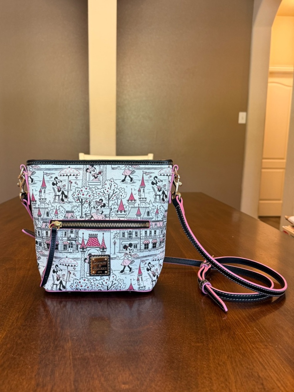 EUC Dooney & Bourke Minnie Mouse Disney Parks Crossbody Purse